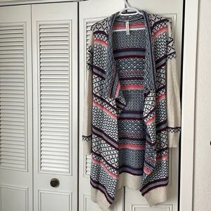 Aeropostale long cardigan size small